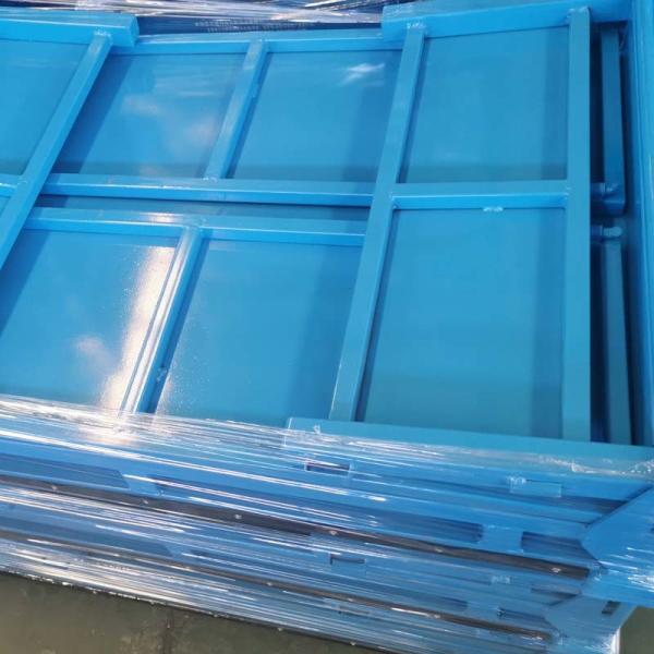 Industrial Warehouse Grid Storage Metal Pallet Box Space Saving Design Multiple Colors