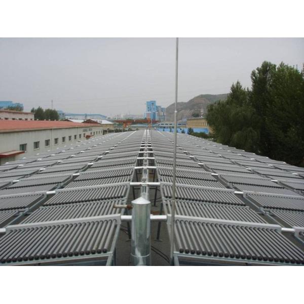 Economic Vacuum Tube Solar Collector Horizontal Mounted 50 Collector Tubes / Set
