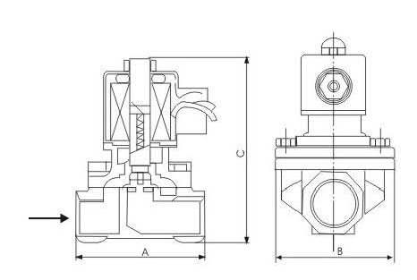 Подводный клапан соленоида ИП68 для водораздела, нормально закрытый клапан фонтана танцев