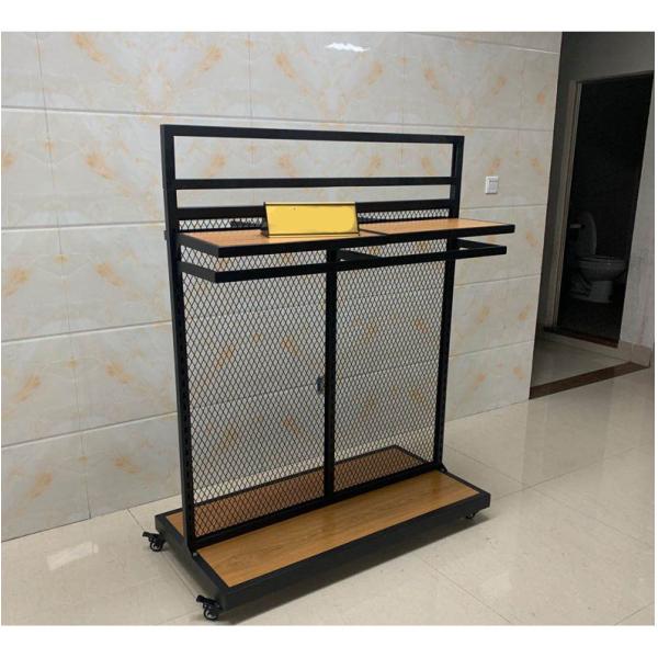 Double-sided Garment Display Retail Clothes Display Racks for Retail Clothing Shops