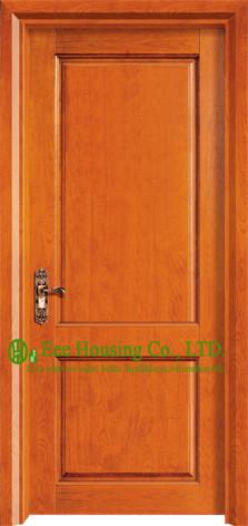 Paint Timber Veneer Wood Door For Rooms, wood panel door design with wood door frame