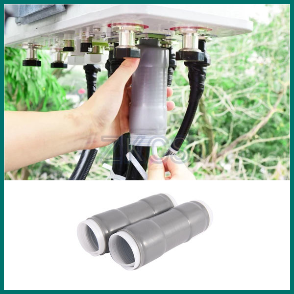 Grey Silicone Cold Shrink Tube With Mastic for antenna feeder weatherproofing protection