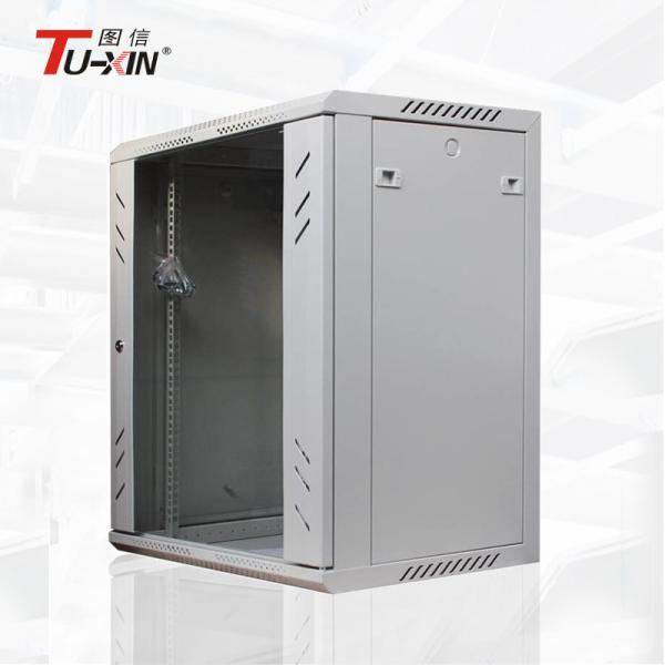 600mm * 600mm Small Server Rack Cabinet , Dustproof 15U Rack Mount Server Cabinet