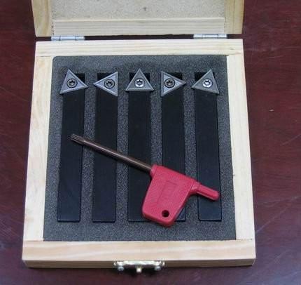 5 PCS Lathe Machine Accessories Indexable Turning Tools Standard Size
