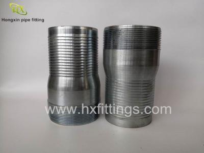 King nipples with NPT BSP thread hose king combination nipples galvanized KC nipples