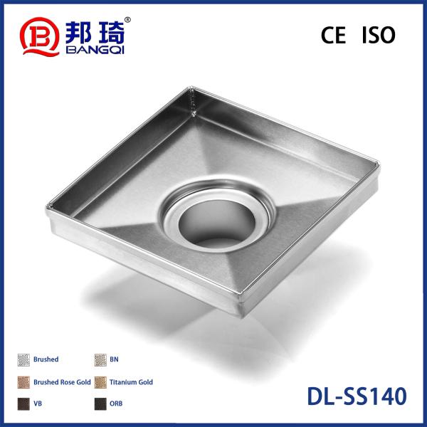 DL-SS140 Drainage de plancher en acier inoxydable européen