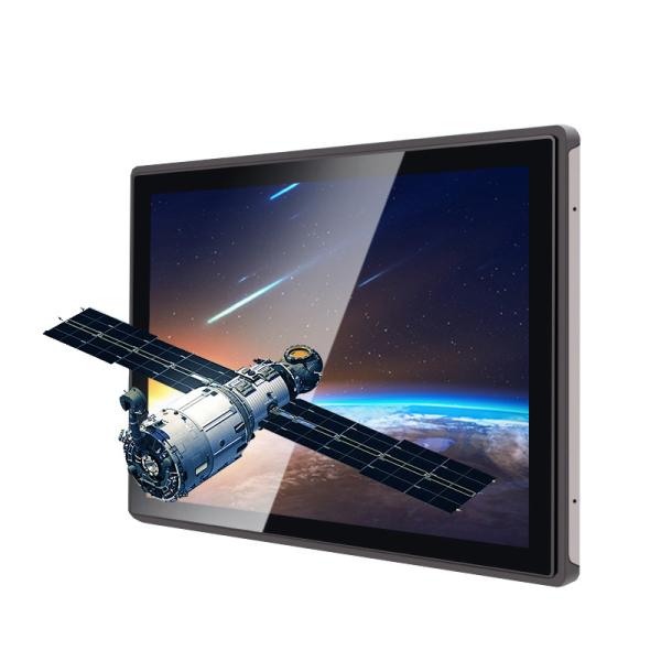 Incorporación de kioscos de autoservicio resistentes con pantalla táctil capacitiva sin ventilador Lector de tarjetas USB frontal J1900 15.6 pulgadas Computador Smart Panel Pc