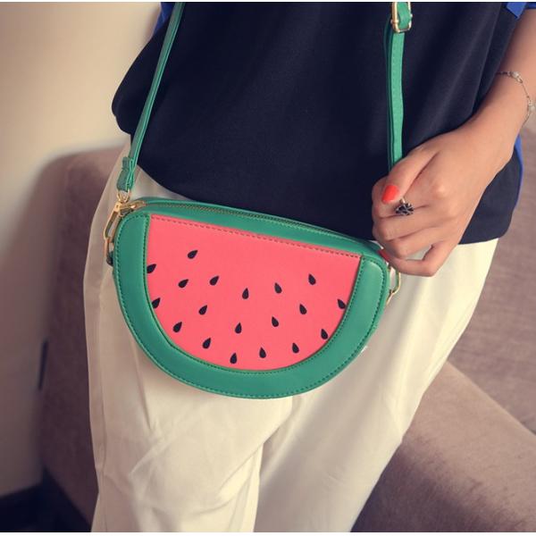 2016 Korean version of the new summer fruit character Funny shoulder bag diagonal package female tide
