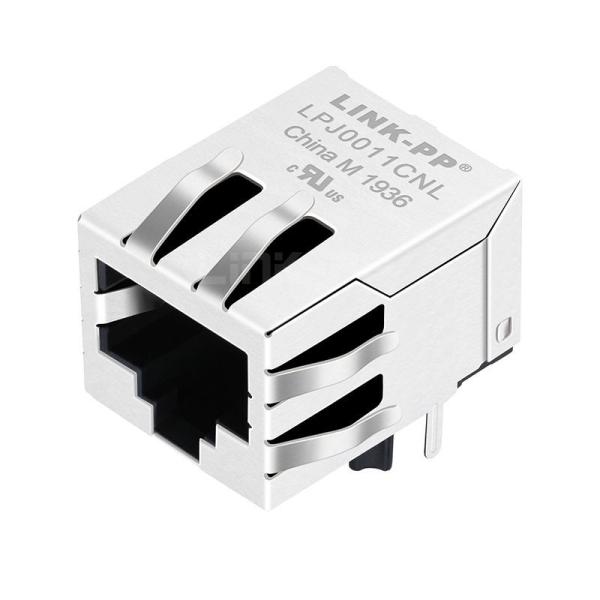 YDS 13F-64ND2NL Compatible LINK-PP LPJ0011CNL 10/100 Base-T 1x1 Port RJ45 Ethernet Connector Tab Down Without Led