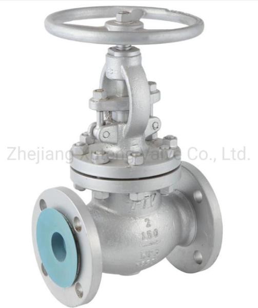 Appareil d'actionnement manuel ANSI 150lb DN15-DN600 soupape à globe de flange en acier inoxydable SS304