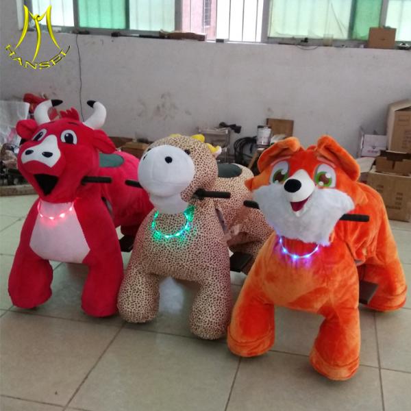 Hansel Guangzhou 4 wheels electric car animals bike  stuffed ride on zebra for kids & adult