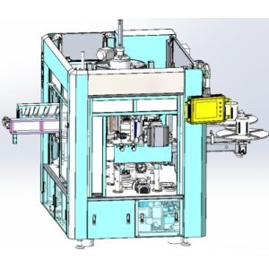 High Precision Hot Melt Round Bottle Labeling Machine | 60% Glue Saving Low