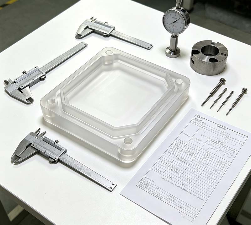 Custom CNC Machined Frosted Acrylic Enclosure with Precision Mounting Holes for OEM PMMA Housing
