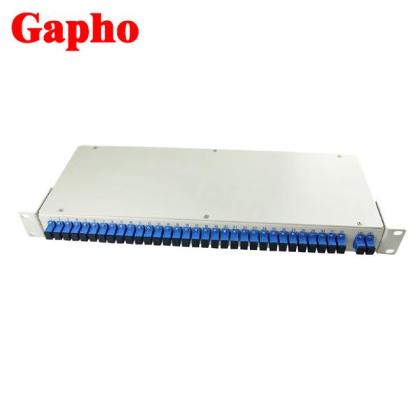 Тип Splitter 1x8 1x32 1x64 FTTH PON CATV шкафа PLC стекловолокна 1260-1650nm