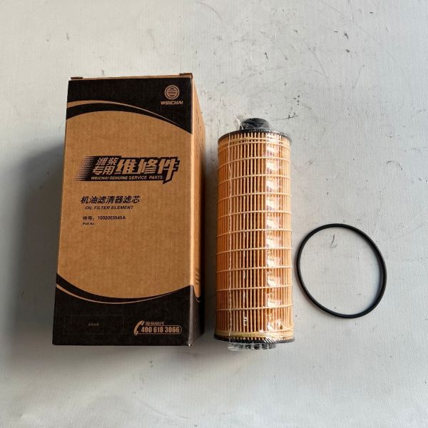 Weichai Engine High-Grade Oil Filter 1002003545A Dual-Valve Check Valve Extended Oil Life Bus Spares