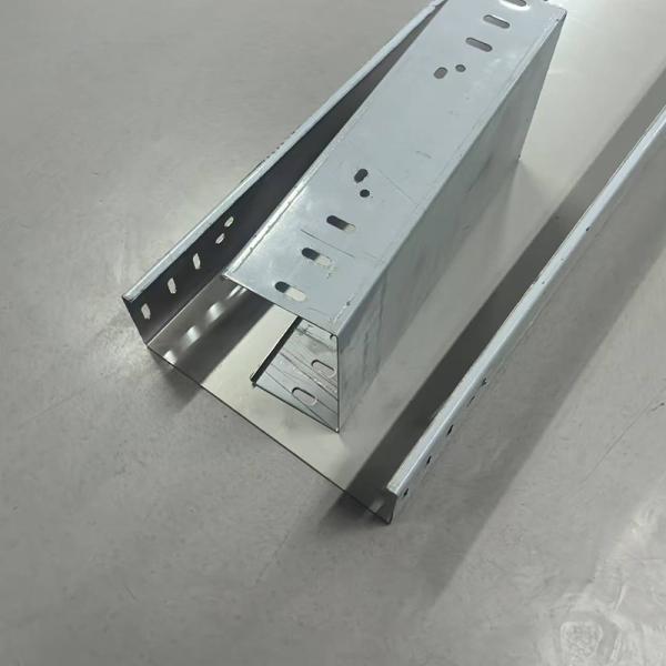 Stainless Chromium Metal Cable Trough For Cable Tray 50mm-1000mm Height Range Variations