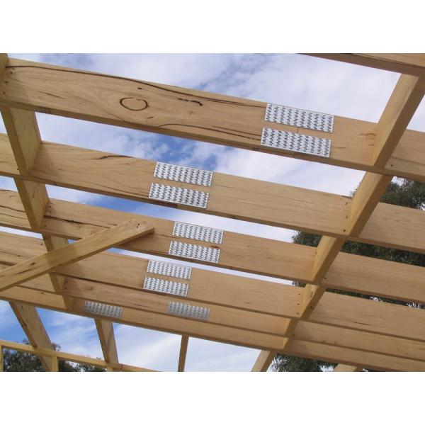 1.0mm Thickness Galvanized Steel Truss Plates 3 X 5 Inch for Roofing Wood Connector