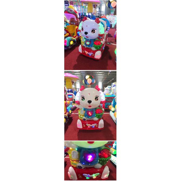 Naughty Dog Coin Operated Kiddie Rides For Auto Show / KTV / Club