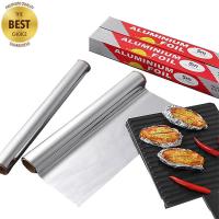Folha de alumínio para uso doméstico Papel pesado de qualidade alimentar em rolos Folha de alumínio