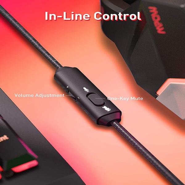 Logotipo personalizado LED RGB Gaming Headset Over Ear Gaming Headphones Para PC e PS4