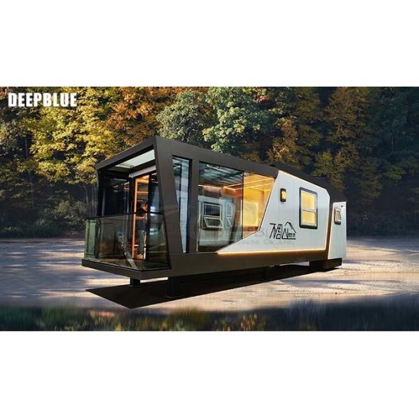 Prefab Light Steel Space Frame Tiny Building Portable House On Wheels
