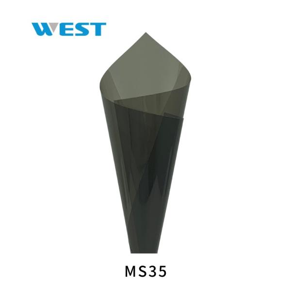 Magnetron Sputter Flexible Reflective Car Window Film Customizable With Clear Vision