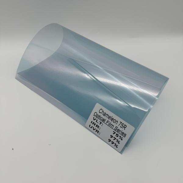 NASDIO Chameleon Window Film High Clarity 75%VLT UV Proof Lightweight