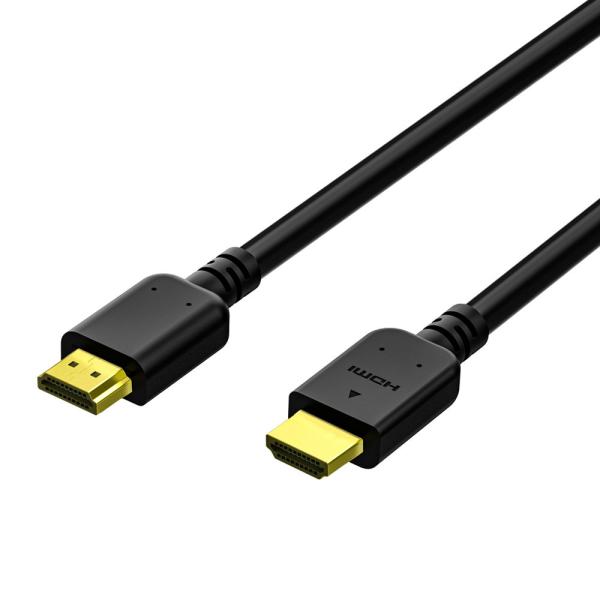 Cabo preto de 8K HDMI 6 pés de alta velocidade dinâmica de 48Gbps HDR EARC ultra