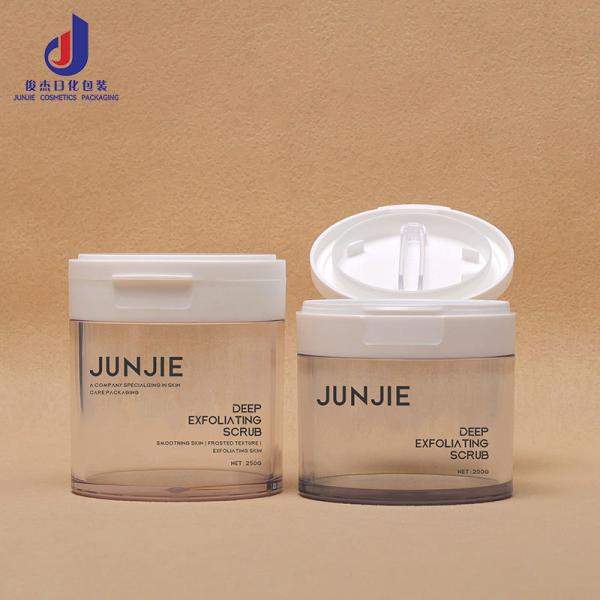 Containers cosmétiques en PET pour soins de la peau 100 g 120 g 150 g 200 g 250 g Ensembles de pots en coton