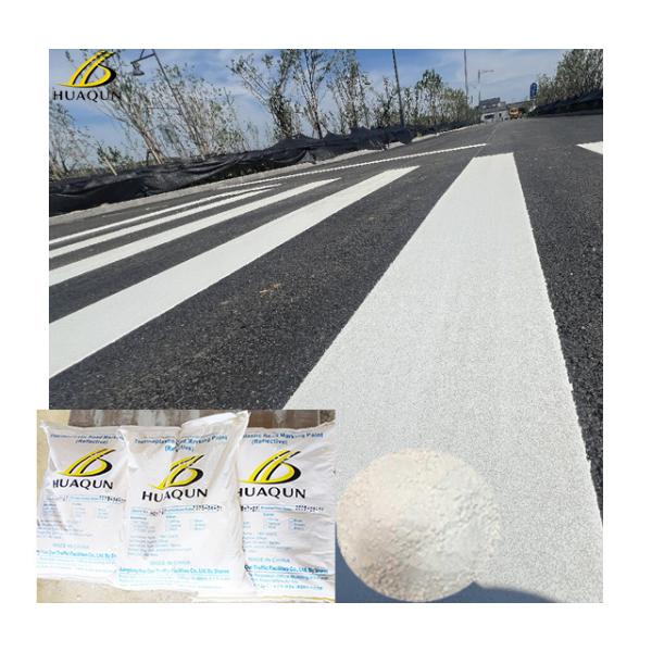 Pintura termoplástica C5 para señalización vial, 25 kg, blanco, amarillo, 180-220℃