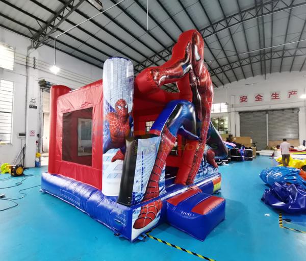 super-herói 1000D inflável que salta o castelo Bouncy para o hotel