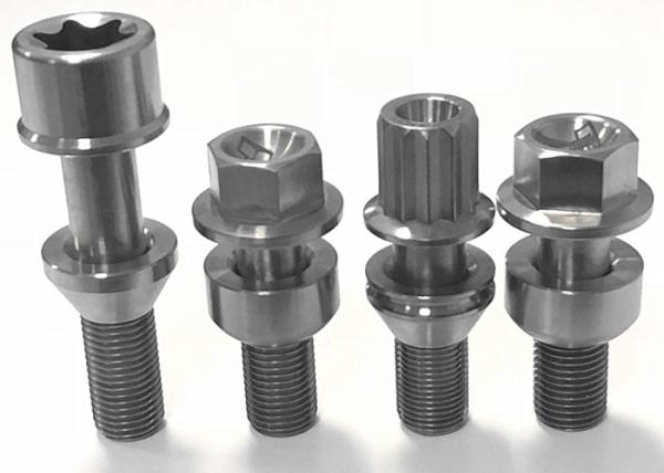 OEM Titanium Wheel Boltslug Bolts  Grade 5 Titanium Fasteners Wear Resistant