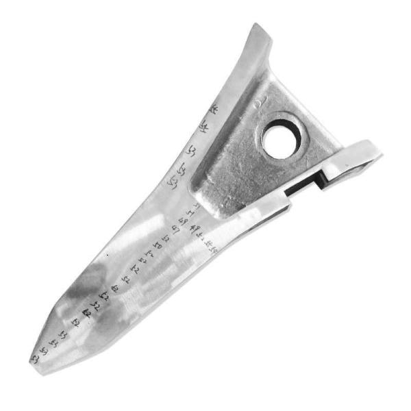 La coulée de dent de godet pour excavatrice de taille standard avec adaptateur et matériau forgé rigide