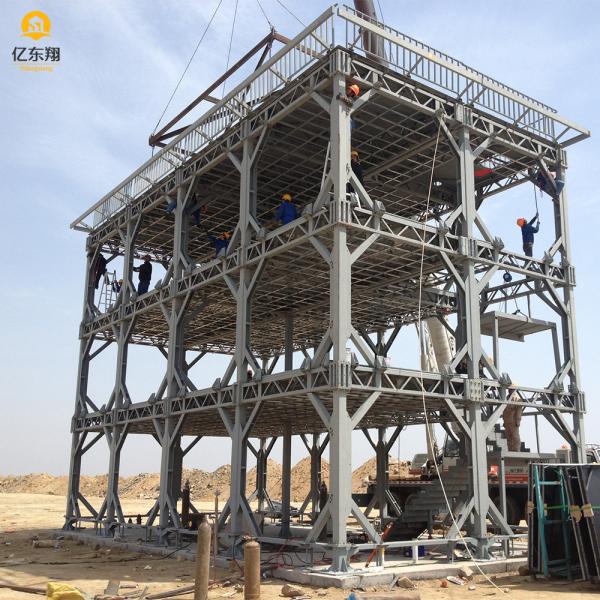 Edificios industriales grandes Estructura de acero Construcción prefabricada de acero de varios pisos
