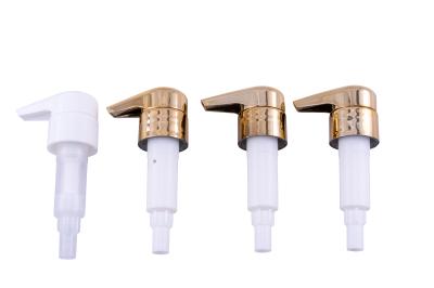 Distribuidor principal 8.0cc do ouro da tampa 28/400 da bomba da loção do produto comestível 28mm para a garrafa do xarope da dosagem