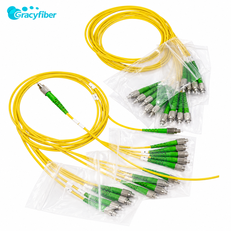 Customized Single Mode Duplex Fiber Optic Patch Cord LC SC FC ST SM Fiber Patch Cable