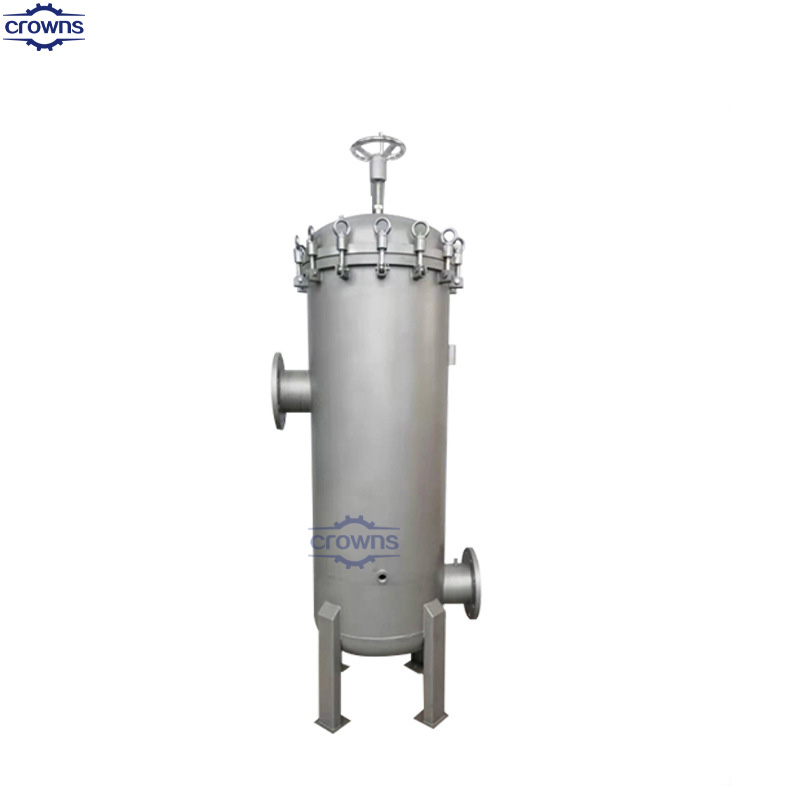 корпус фильтра картриджа из нержавеющей стали с картриджем PP/PE/PTFE/металлическим картриджем 0,1 мкм