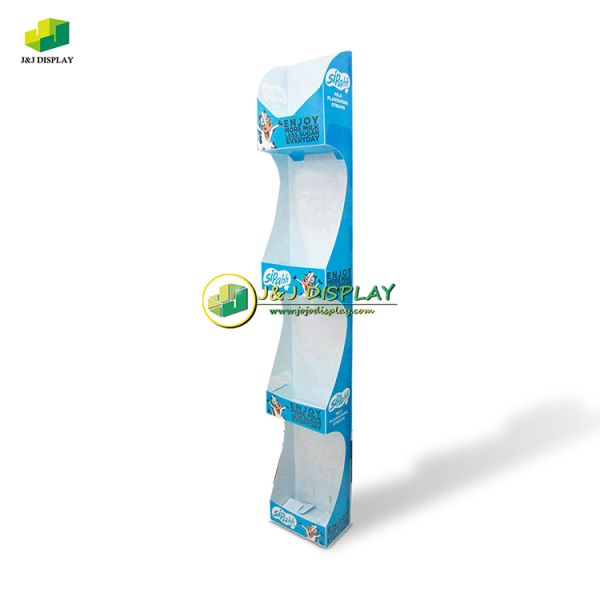 Retail Store Plastic Candy Hang Sell Display Stand 4 Tier Floor Standing Customized