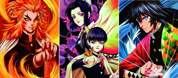 Anime Demon Slayer Flip Effect PET 3D Lenticular Picture