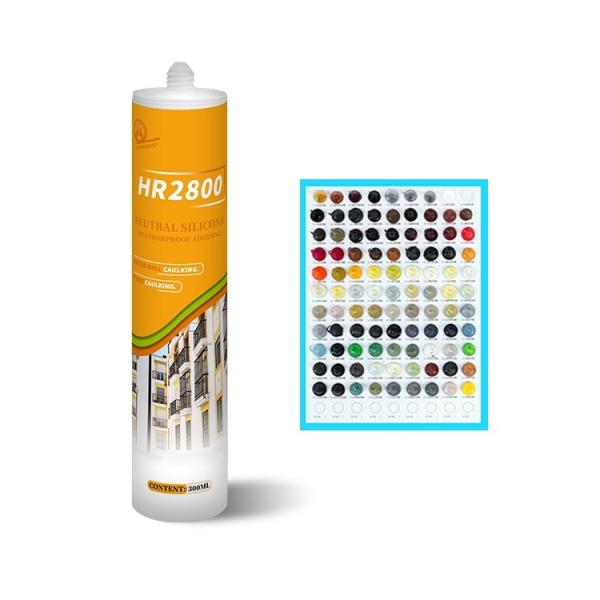 MH2800 Sealant Silicone for Waterproofing and Transparent White Glass Bonding