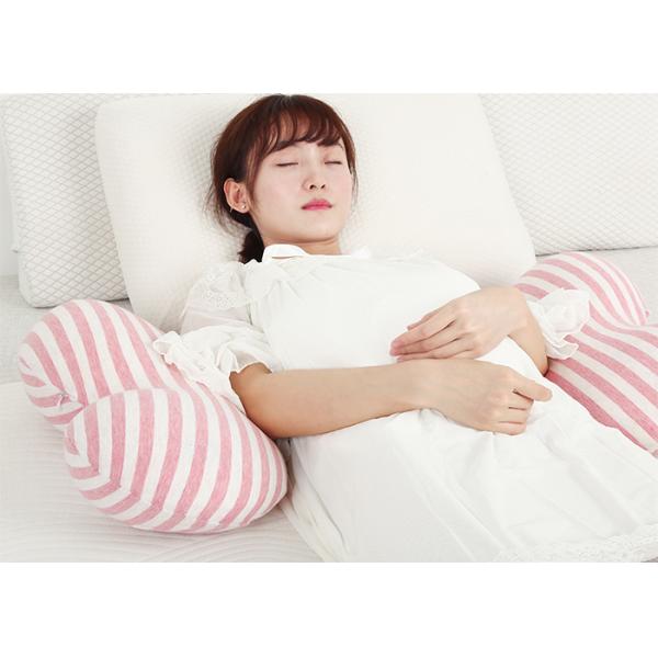 Pink Color Maternity Pregnancy Pillow , Pregnancy Body Pillow For Nursing Women