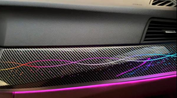 Ambient lights LED Star streamer pattern rainbow symphony dynamic (Carbon fiber model)  for BMW 5 Series(2011-2017)