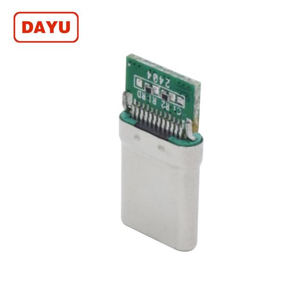 4 Pin 2.0 Type C Male Connector For Data & Charging OPPO Cable Socke
