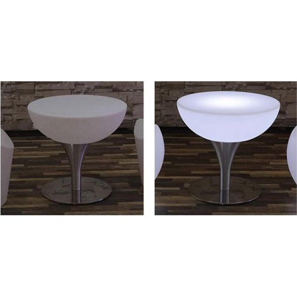 Modern Cheap Price Outdoor Coffee Shop Remote Control LED PE Table and Sofa Set for Cocktail bar