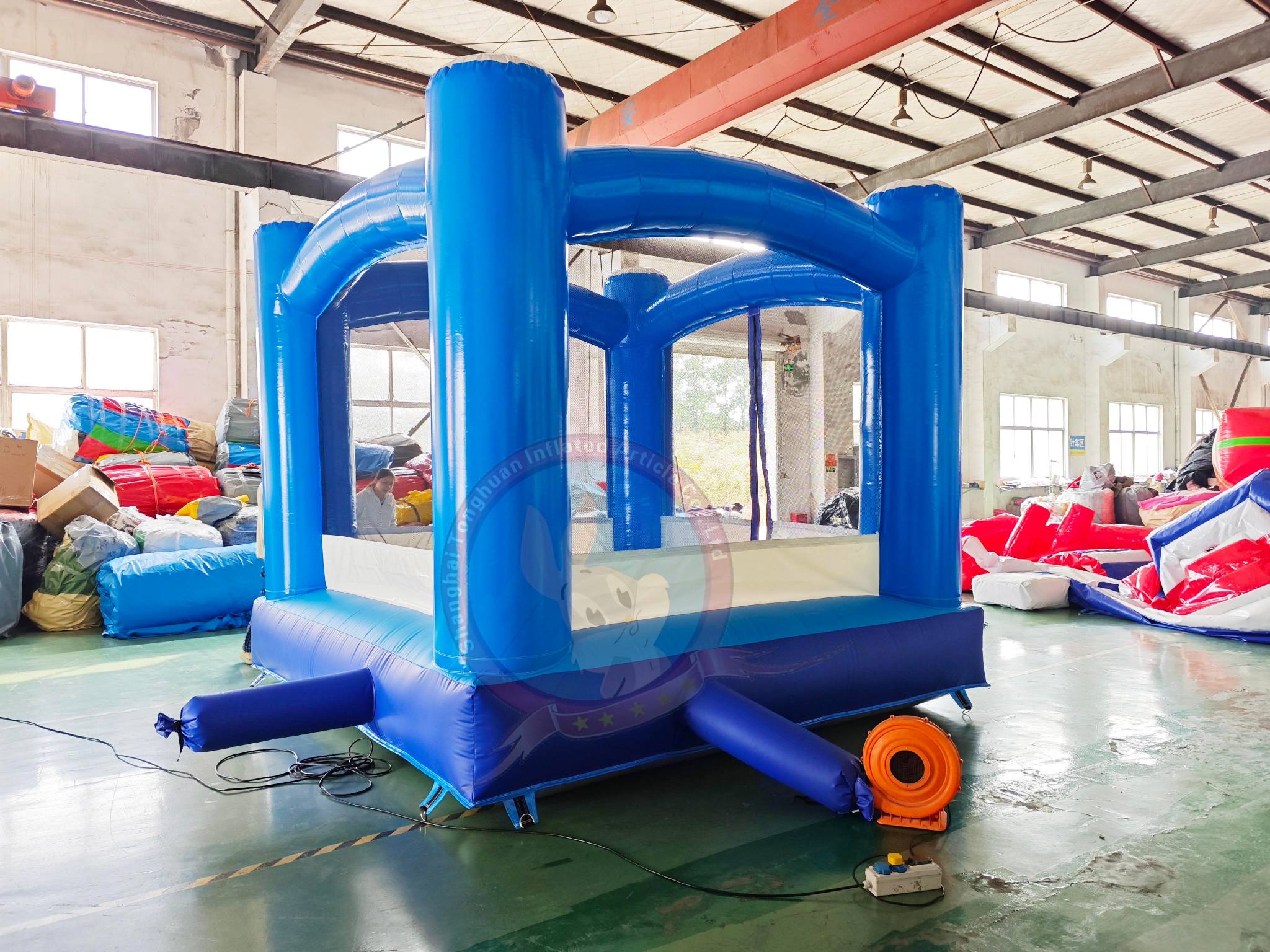 Commercial Inflatable Unicorn Bouncer Kids Bounce House Custom PVC Waterproof Jumping Castle Durable 8-Person Capacity Backyard