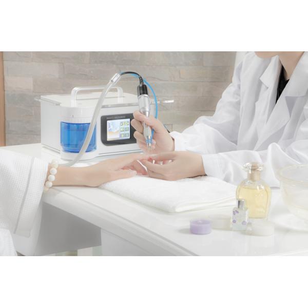 Máquina eléctrica portátil para perforar uñas Máquina profesional de limpieza de uñas con agua