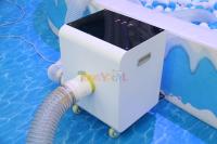 Machine de nettoyage à billes de 1100W Machine intelligente de nettoyage à billes de billes de petite taille