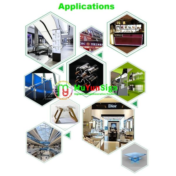 Clear Plexiglass Acrylic Sheet Multi Thick High Gloss For Partition Wall Ceiling