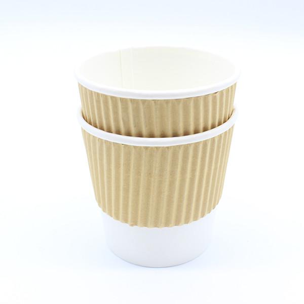 8oz Secure Lids Coffee Disposable Drinking Cups For On - The - Go Consumption