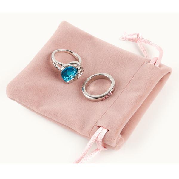 Jewelry Pouch in Luxury Style with Custom Printed Logo and Gold String
